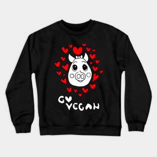 Go vegan Crewneck Sweatshirt